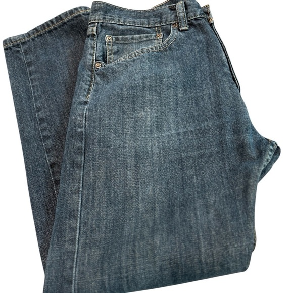 Levi’s 505 Men’s Denim Jeans Size 34 X 30 Regular Fit Medium Wash Zipper Rivets - Picture 4 of 7